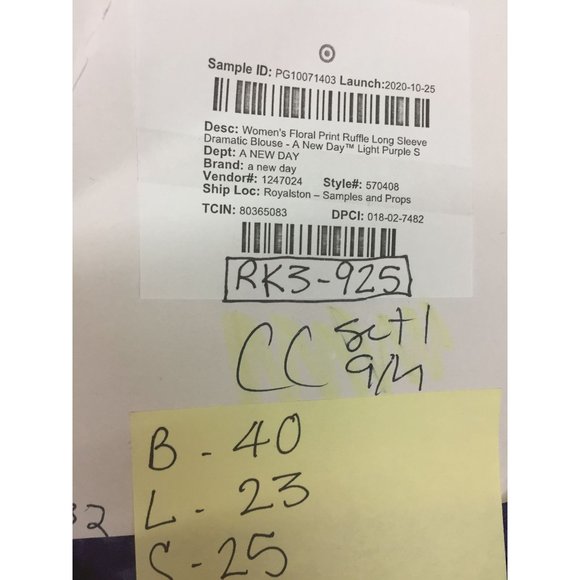 Women's Floral Print Ruffle Long Sleeve Dramatic Blouse Size S - Picture 8 of 9